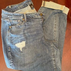 Lane Bryant boyfriend jeans.  Size 16